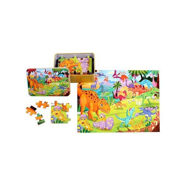 Merco Puzzle Dei Dinosauri 100 Pezzi Confezione Da 1 Pezzo-image