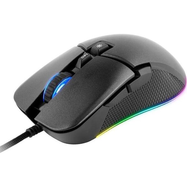 Mouse Da Gioco C-TECH Dawn (GM-24L), Casual Gaming, 6400 Dpi, Retroilluminazione Rgb, Usb-image