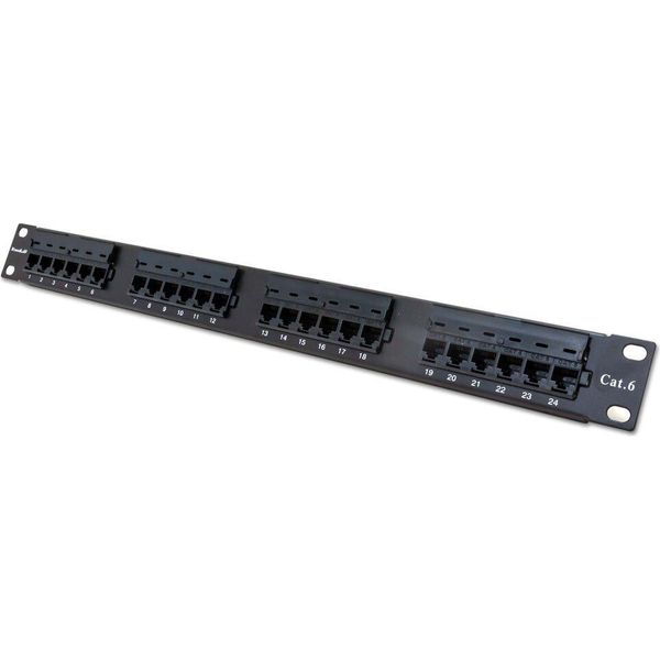 Pannello Patch Xtendlan 19", 24 Porte Cat6, 30U Au, 110"-image