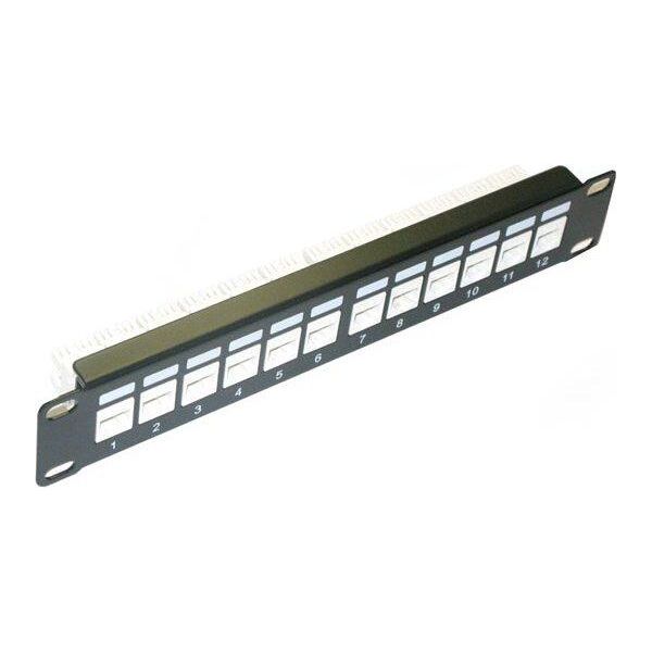 Pannello Patch Xtendlan 10", 12 Porte, 1U, Cat6"-image