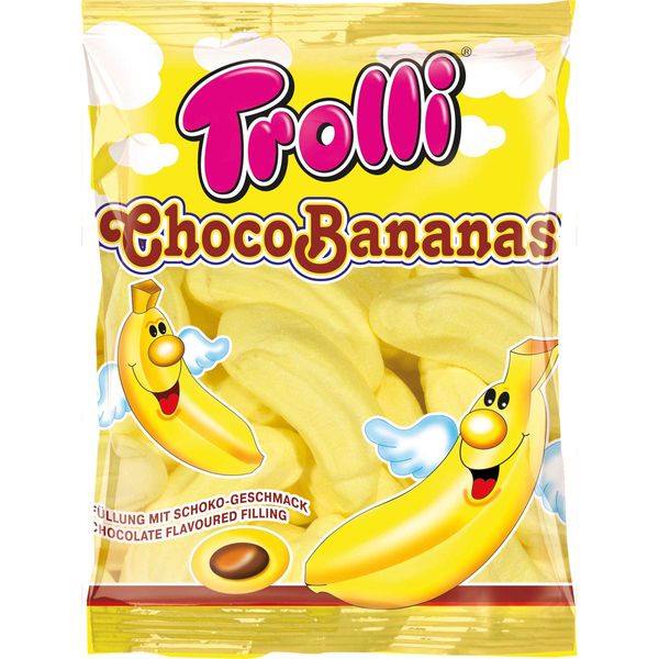 Trolli Choco Bananas Banane In Schiuma Di Zucchero Con Ripieno Di Cioccolato 150G-image