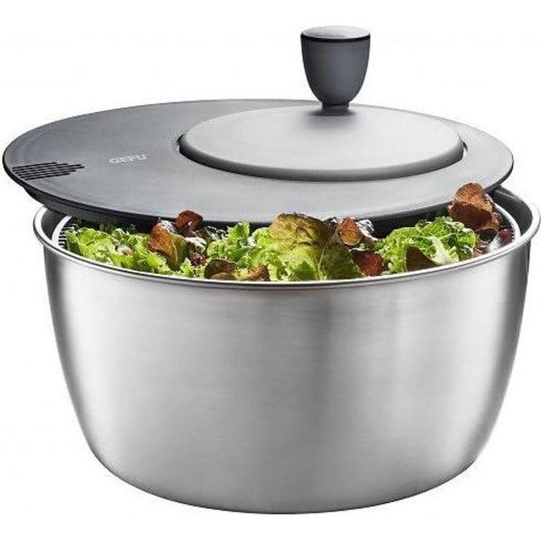 Gefu Rotare Salad Spinner Stainless Steel-image