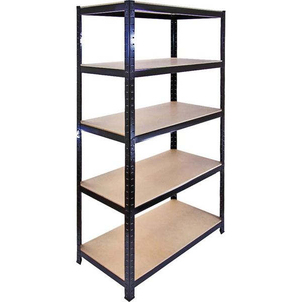 T-Rax Scaffale Per Garage Scaffale Per Cantina Scaffale Per Officina 90 Cm X 45 Cm X 180 Cm-image