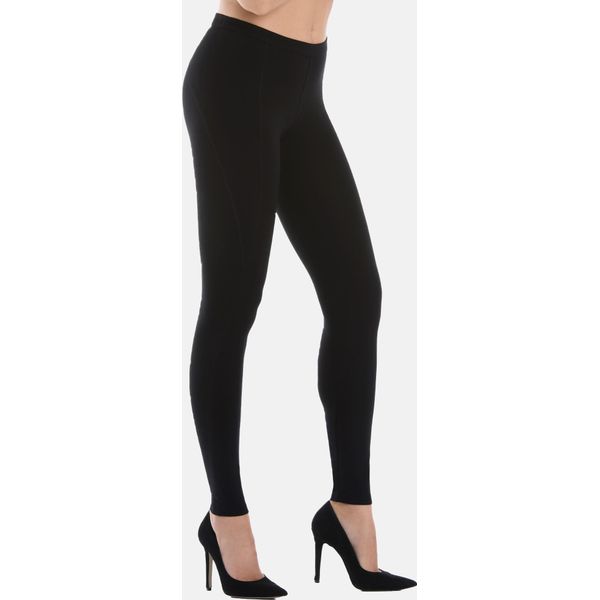 Leggings Push-Up Teyli In Cotone Push Up Donna 2202 Nero S-image