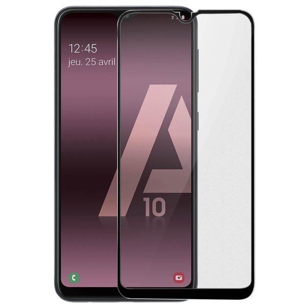 Protezione Dello Schermo In Vetro Premium Per Samsung Galaxy A10 - Bordo Nero-image