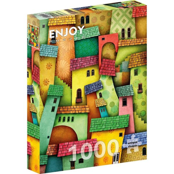 Enjoy Puzzle Case Felici 1000 Pezzi-image