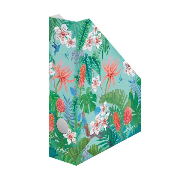 Herlitz 300006630 Herlitz Wellpappe-Stehsammler Ladylike "Jungle"", Din A4"-image