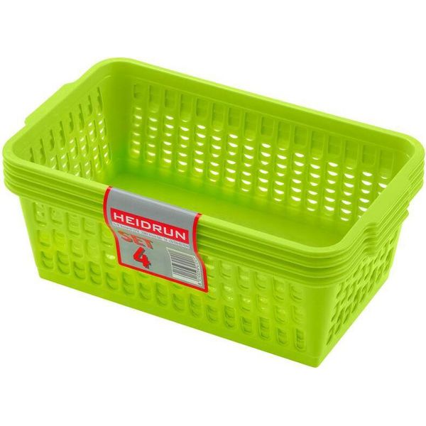 Cestino In Plastica 4KS, 25X14, 5X10, 5 Cm - Mix Di Varianti O Colori-image