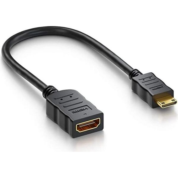 Premiumcord Flexi Adapter Hdmi Tipo A Femmina - Mini Hdmi Tipo C Maschio Per Una Connessione Flessibile-image
