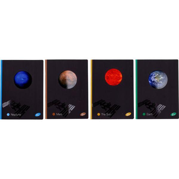 Elisa Quaderno Pianeti A5, 40 Fogli, Linea-image