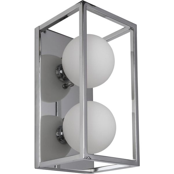 Italux Daisy Lampada Da Parete A Led Cromo Industriale MB-BR4367-W2 Ch-image