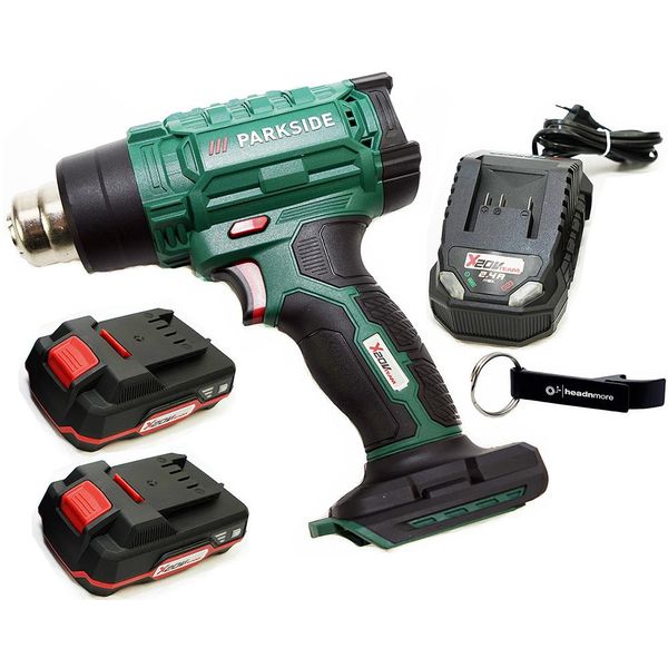 Parkside® Pistola Ad Aria Calda A Batteria 20 V Phlga 20-Li / Incl. 2 Batterie (2 Ah) E Caricabatterie (2,4 A)-image