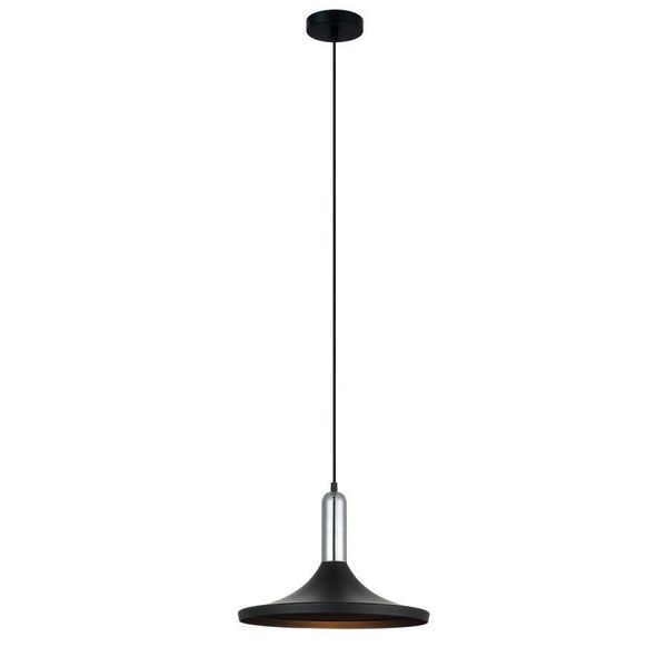 Italux Lusty, Lampada A Sospensione Moderna In Argento MDM-3027/1 Bk+Cr-image