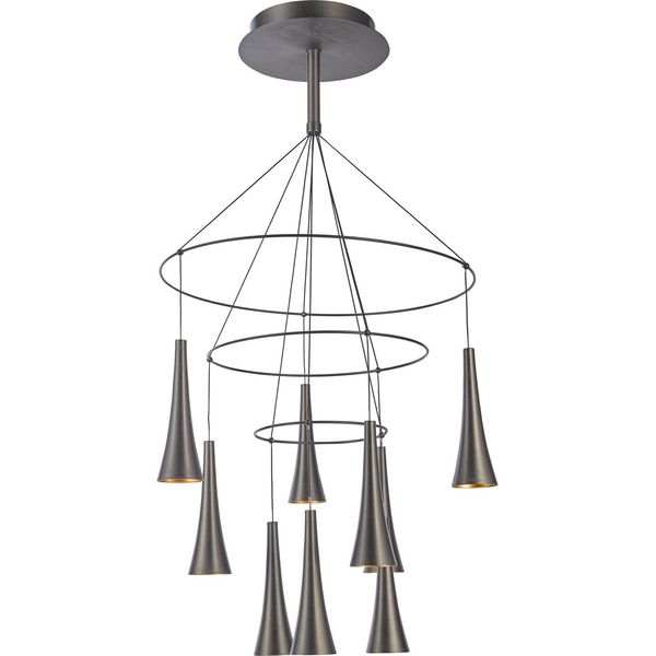 Italux Luca Led Lampada A Sospensione Moderna Marrone MD16115-9A-image
