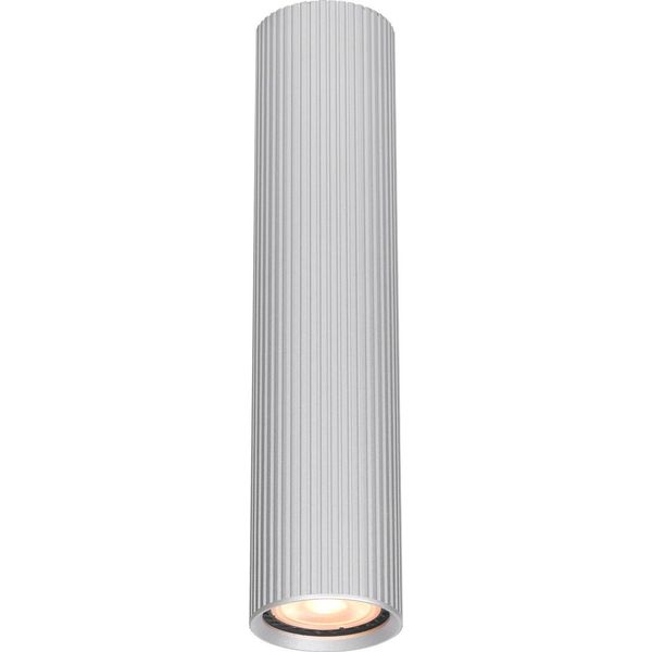 Spot Da Soffitto Moderno In Alluminio A Strisce Rotonde 17 Cm Per Soggiorno Cucina 1Xgu10 10W Rilok Italux-image