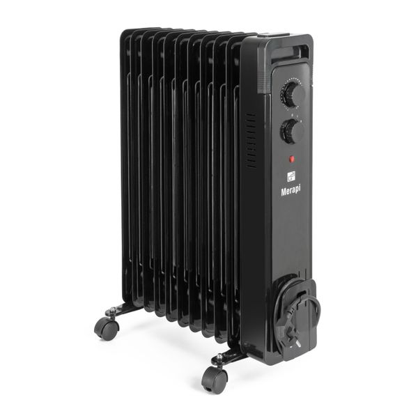 Radiatore Olio G21 Merapi Nero, 11 Alette, 2500 W-image