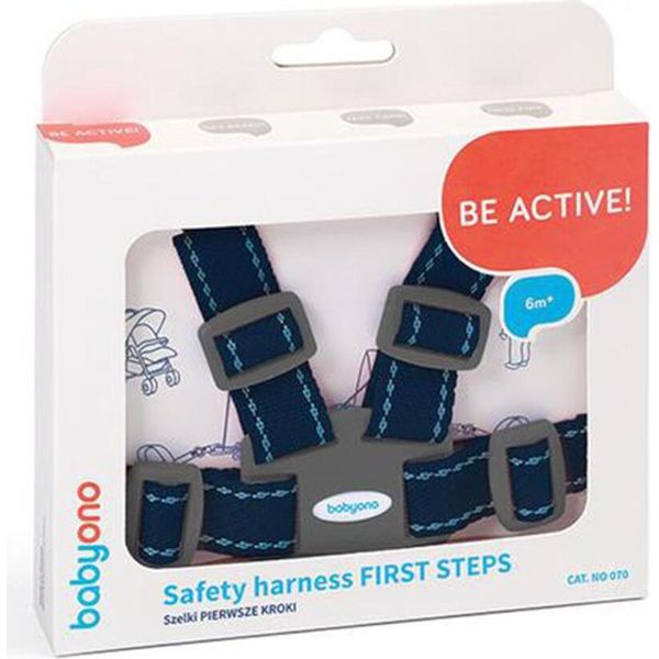 Babyono | Passeggino Primi Passi - Grafite - Comfort Sicuro Per I Primi Passi - 6 Mesi+-image