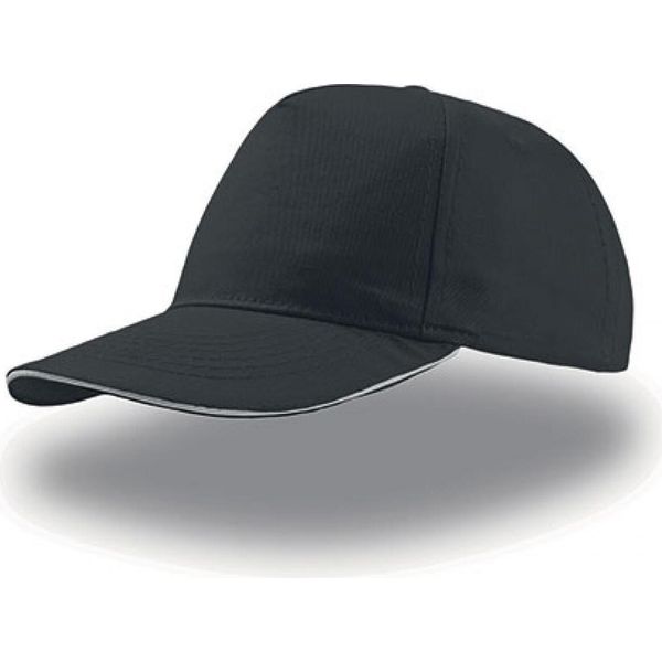 Atlantis | Start Five Sandwich Cap / Berretto / Cappello - Colore: Nero/Bianco - Taglia: Unica-image