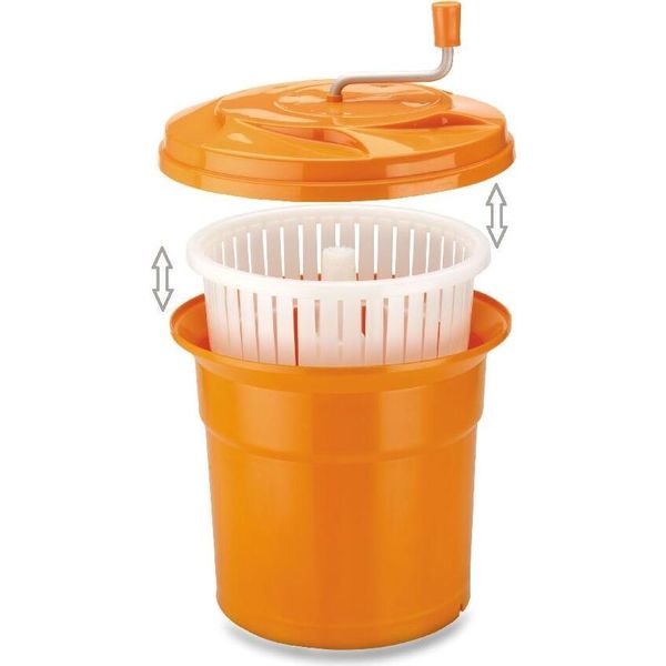 Centrifuga Per Insalata, Plastica, Arancione, 12 L-image