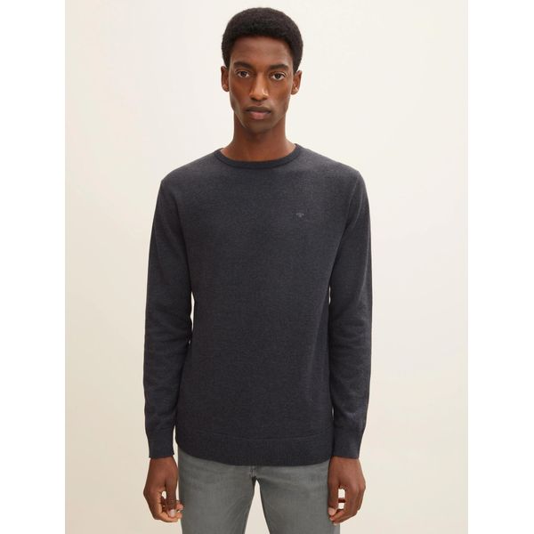 Tom Tailor Maglione A Maglia Fine Basic Con Polsini A Coste Maglione Casual A Girocollo Taglia: S-image