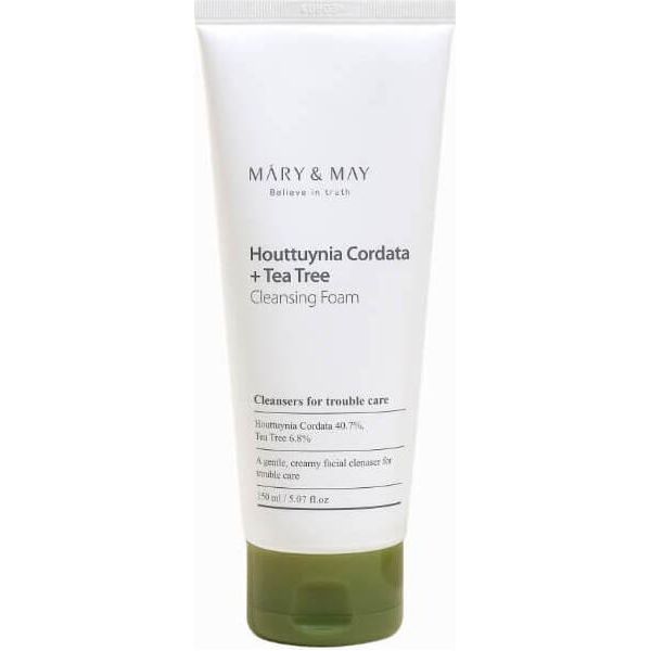 Mary & May Hottuynia Cordata +Tea Tree Schiuma Detergente-image