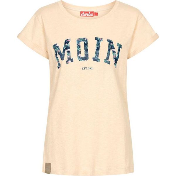 Derbe Hamburg W-03-TSFL-FLAMOIN Maglietta Da Donna, Taglia:Xs, Colore:Semolino-image