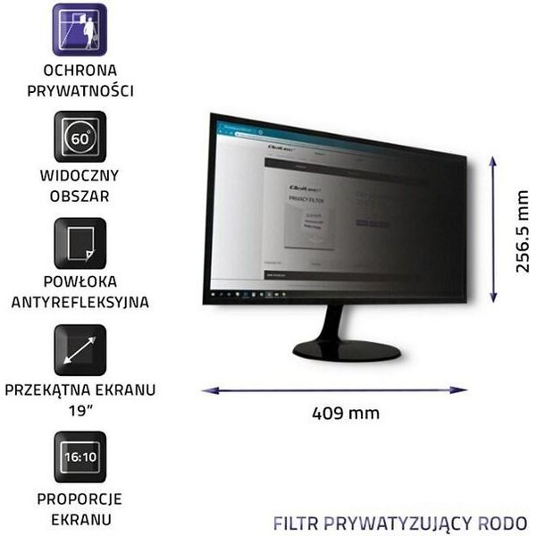 Qoltec - Privacy-Filter For Skarm-image