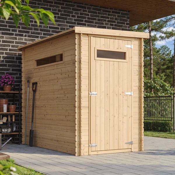 Casetta Da Giardino In Legno 2,63 M2 - B239Xl144Xh198 Cm - Timbela M306A-image