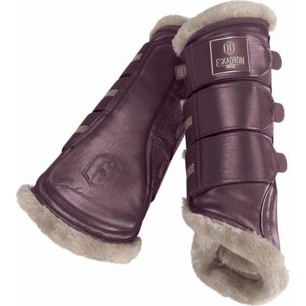 Eskadron Ghette Glamslate Fauxfur Heritage 2023 Stivali Tendinei Cassis Xl-image