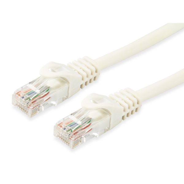 Equip 603008 Cavo Patch Equip Cat6A U/Utp 2Xrj45 15,00M Bianco Lszh Polybag-image