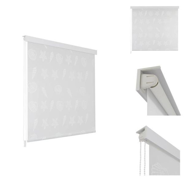 Vidaxl Tenda A Rullo Per Doccia 160X240 Cm Con Motivo A Stella Marina - Tende Da Doccia-image