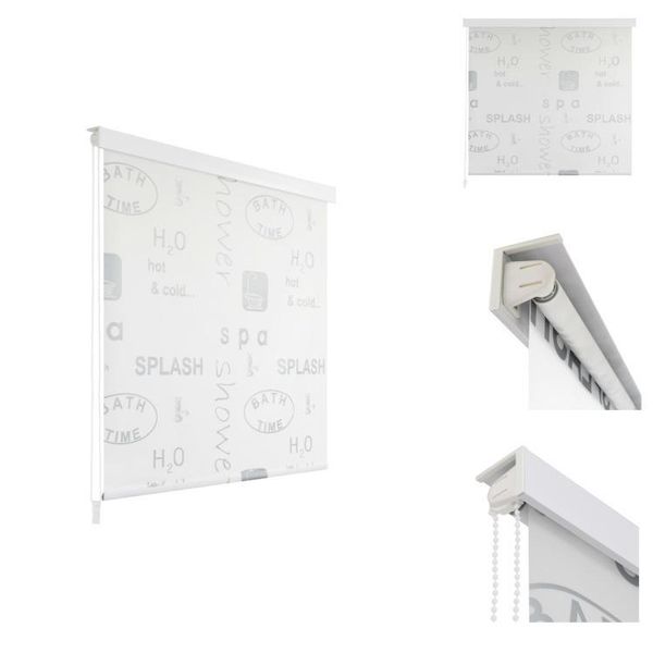Vidaxl Tenda A Rullo Per Doccia 140X240 Cm Splash Design - Tende Da Doccia-image