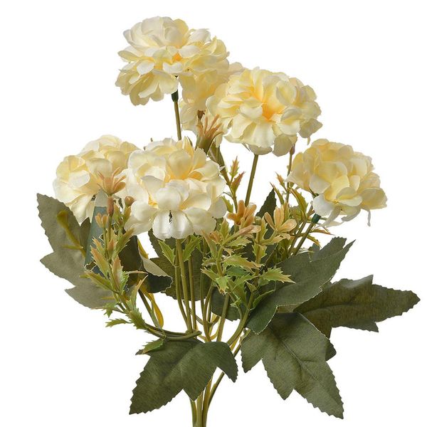 Fiore Artificiale Clayre & Eef 30 Cm Plastica Gialla-image