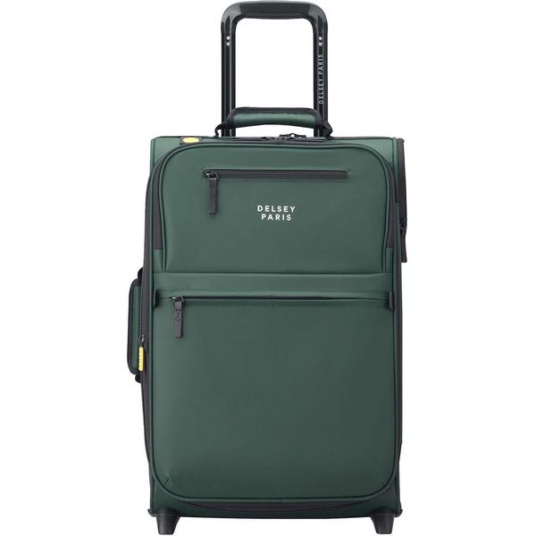 Delsey Paris Carrello Maubert 2.0 2 Rolls Expandable Cabin Trolley Wp 55 Army Verde Scuro-image