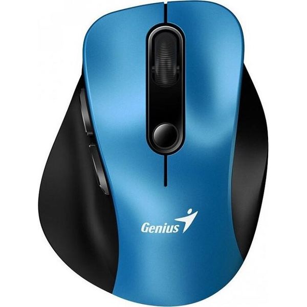 Genius Ergo 9000S/Ergonomico/Ottico/Destro/2 400 Dpi/Usb+Bt/Nero-Blu-image