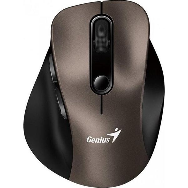 Genius Ergo 9000S/Ergonomico/Ottico/Destro/2 400 Dpi/Usb+Bt/Champagne Titanio-image