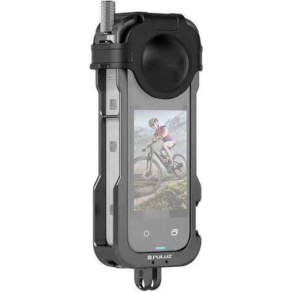 Puluz Metal Protective Cage With Lens Cover Puluz For Insta360 X4-image