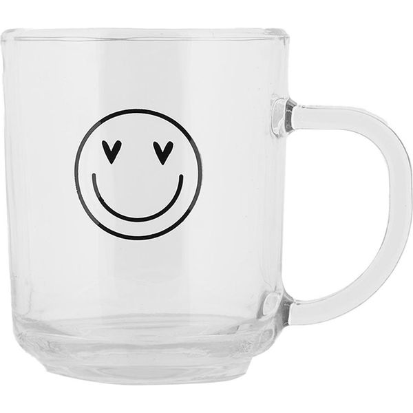 Bicchiere Da Tè Clayre & Eef 200 Ml Vetro Trasparente Smile-image