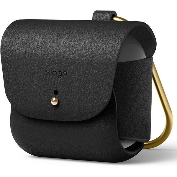 Custodia In Pelle Elago Per Airpods 3 Nero-image