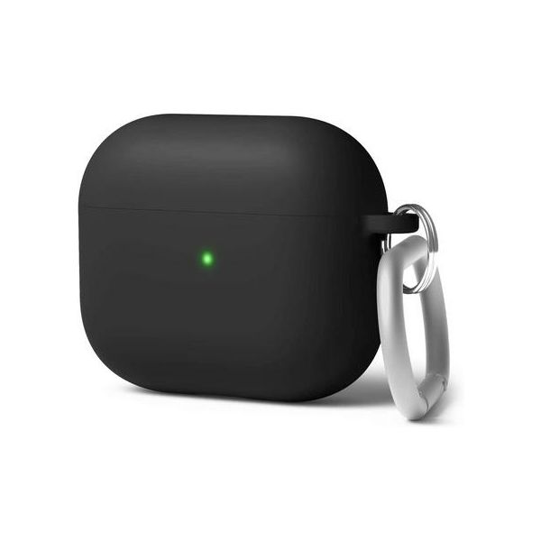 Custodia Ibrida Elago Liquid Con Portachiavi Per Airpods 3 Nero-image