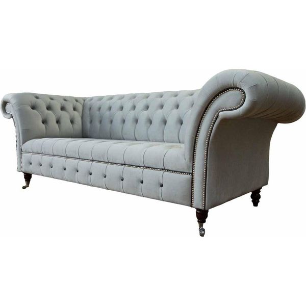 Divano Di Design 3 Posti Chesterfield Couch Divani Imbottiti Divani Mobili-image
