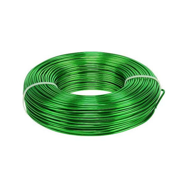 Filo Di Alluminio - 2 Mm X 60 M - 500 G - Verde Mela-image