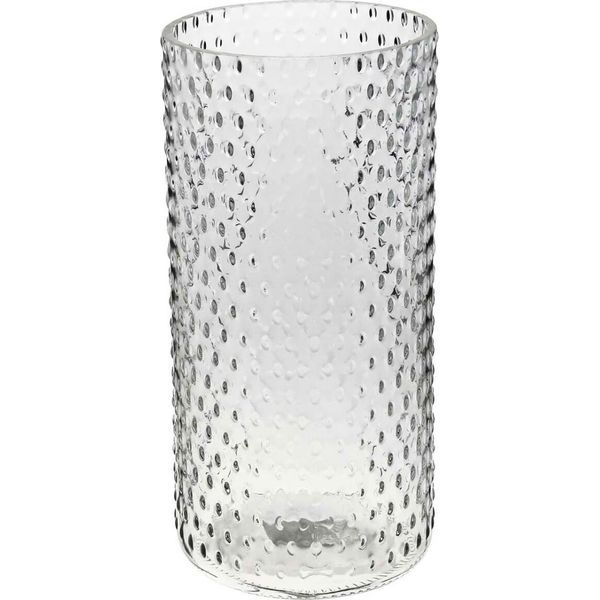 Vaso Di Vetro Portacandele Lanterna Ø11,5 Cm H23,5 Cm Trasparente-image