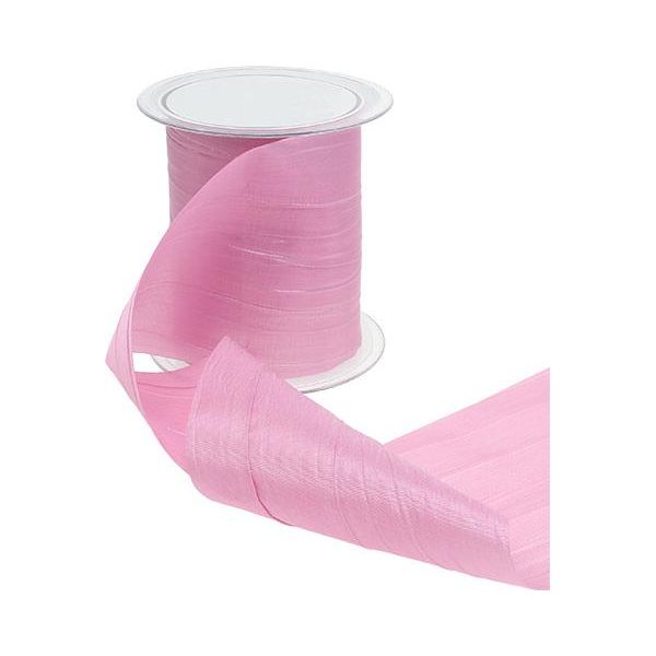 Nastro Da Tavola Crash Pink 100Mm 15M, Nastro Decorativo Per Matrimonio, Confezioni Regalo, Creazione Di Bouquet-image