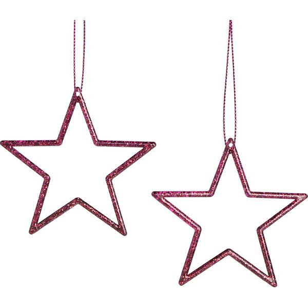 Stelle Di Natale Scintillanti Da Appendere Per Decorazioni Festive, 40 Pezzi-image