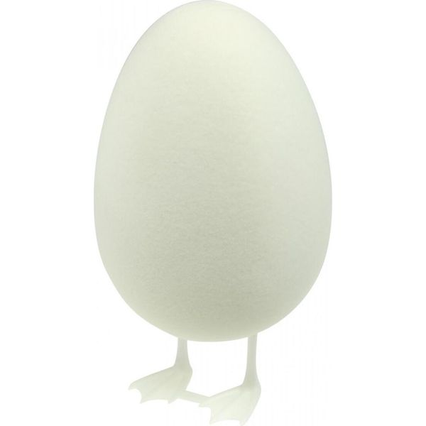 Uovo Decorativo Con Gambe Bianco H25Cm Uovo Di Pasqua Decorazione Da Tavolo Figura Di Decorazione Di Pasqua-image