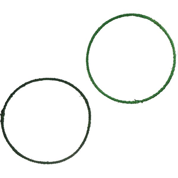 Decorazione In Juta Decorazione Loop Verde Verde Scuro Ø30Cm 4 Pezzi Decorazione Natalizia Decorazione Da Tavola, 4 Pezzi-image