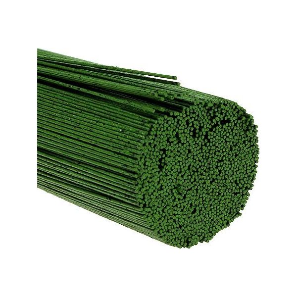 Filo Per Fioristi Filo Per Gerbera 0,9 Mm X 350 Mm Per Fiori Artificiali, Verde, Filo Per Composizioni Floreali, 2,5 Kg-image