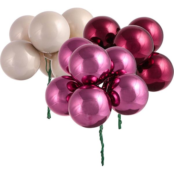 Specchio Bacche Di Vetro Bacche Mix Palle Decorazione Di Natale Ø40Mm 36Pcs-image