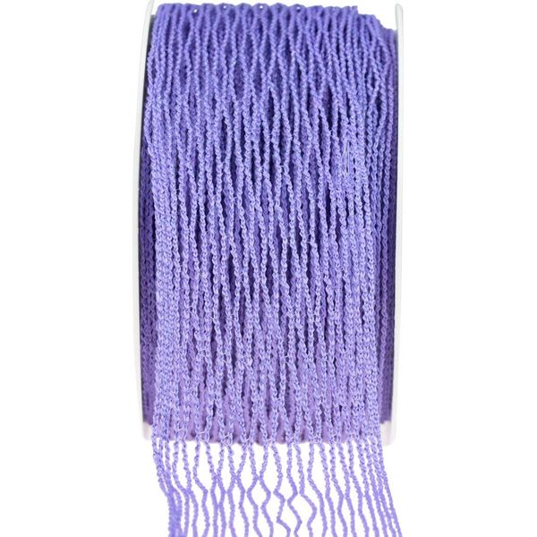 Nastro A Rete Nastro Decorativo Viola 50 Mm 10 M Rinforzato Con Filo Metallico-image